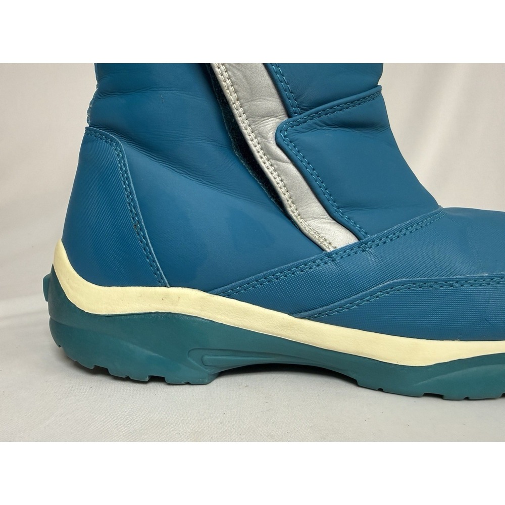 Lands' End Girls / Boys Snow Flurry Boots Youth Size 7 M Blue - Picture 2 of 12